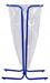 trash bag support 110 liters of ultramarine blue feet