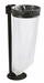 Black Rossignol city pedestal garbage bag holder