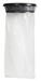 Rossignol black lid outdoor trash bag holder