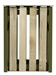 Outdoor trash timber 50L olive green Rossignol