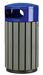40 L blue outdoor bin