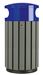 40 L blue outdoor bin