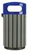 40 L blue outdoor bin