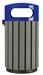 Recycled outdoor trash 40 L Rossignol blue