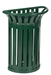 Tulip trash on pole Rossignol green 35 L