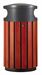 Exterior wooden trash 40 liters Rossignol