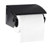 Black manga toilet paper roll dispenser
