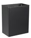 Rossignol black swivel wall-mounted outdoor trash can
