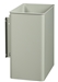 Rossignol rectangular swivel wall-mounted waste bin 27L gray