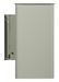 Rossignol cement grey swivel wall-mounted outdoor trash can