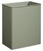 Rossignol cement grey swivel wall-mounted outdoor trash can