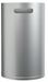 Rossignol 40L removable wall-mounted bin, grey aluminium
