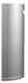Rossignol 40L removable wall-mounted bin, grey aluminium