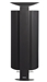 Outdoor trash foot on 100 L Rossignol gray manganese