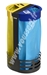 Rossignol yellow blue outdoor sorting bag holder