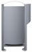 Rossignol 60L grey aluminium dog waste bin