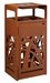 Cybel 2x60L Corten Recycling Bin with Ashtray