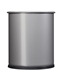 Wastebasket 8L gray metal nightingale