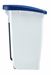 Kitchen bin Rossignol 60 liter HACCP blue lid