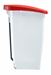 Kitchen bin Rossignol 60 liter red lid HACCP