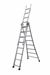 Duarib convertible ladder, 3 sections, T3, 3.05m/6.95m