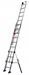 2-section sliding ladder with rope, 6.60 m, stabilizers