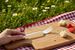 White reusable plastic fork