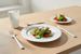 White reusable plate 26cm