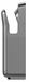 Grey vertical pulsed air hand dryer