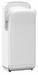 White vertical air pulse hand dryer