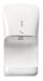 White horizontal electric pulsed air hand dryer