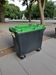 660L Green 4-Wheeled Waste Container