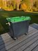 660L Green 4-Wheeled Waste Container
