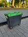 660L Green 4-Wheeled Waste Container