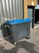 660L blue 4-wheeled rubbish container