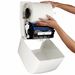 White Aquarius hand towel reel dispenser