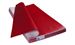 Paper tablecloth 70 x 70 cm bright red package 400