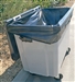 Garbage bag cover cardboard container 660 L 100
