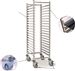 Pastry trolley 15 levels 600x400mm