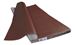 Paper tablecloth 80 x 80 cm chocolate package of 200