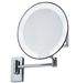 bright round magnifying mirror JVD chrome cosmos