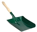 Shovel metal lacquered wooden handle
