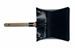 Shovel metal lacquered wooden handle