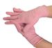 Pink non-powder nitrile glove per 100