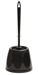 Combination toilet brush black