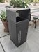 67L black cube recycling bin