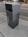 67L black cube recycling bin