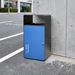 67L blue cube recycling bin