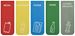 Kitchen trash HACCP 70 L blue pedal