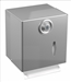 Joint toilet paper dispenser satin stainless steel